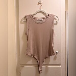 Bundle: 3x Elodie Ribbed Tank Bodysuit | Black, White & Nude | Size M